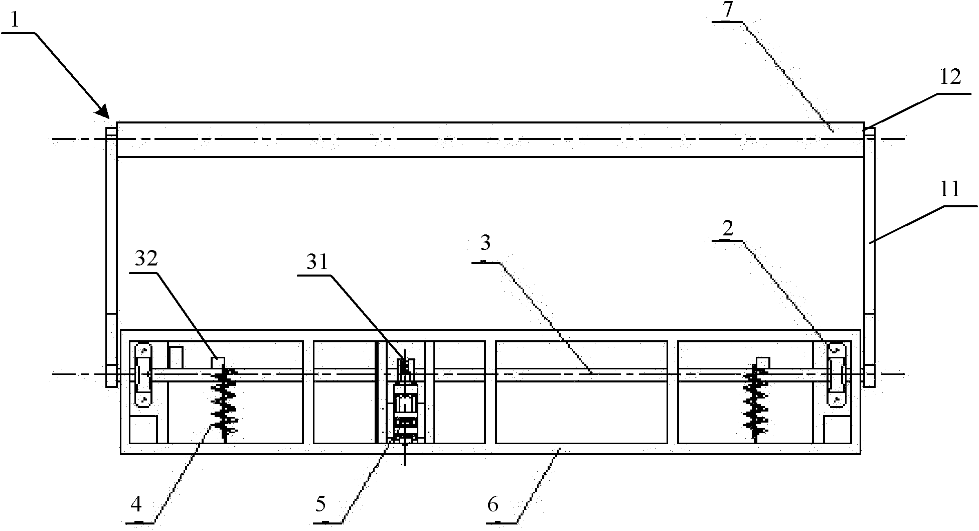 Seat compression bar mechanism, seat and theatre