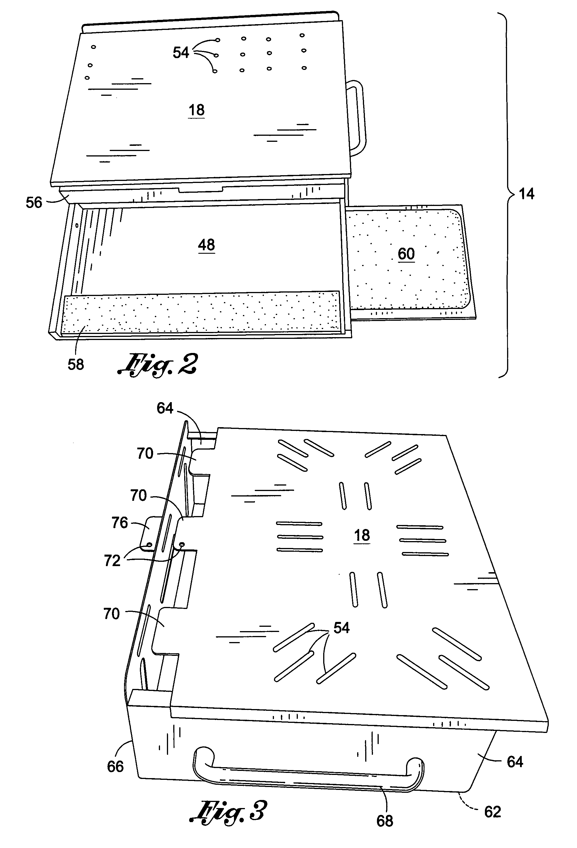 Secure shelf for technology workstand