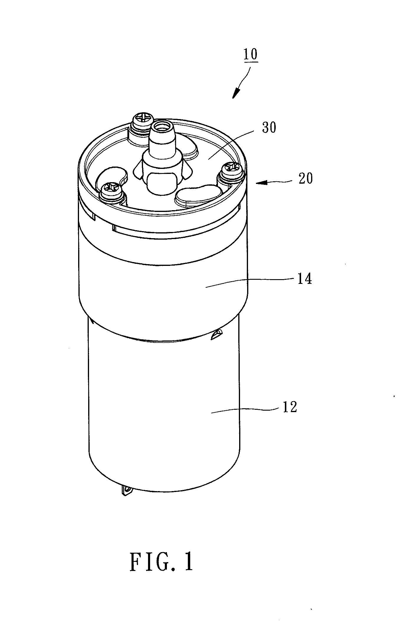 Highly airtight gas pump