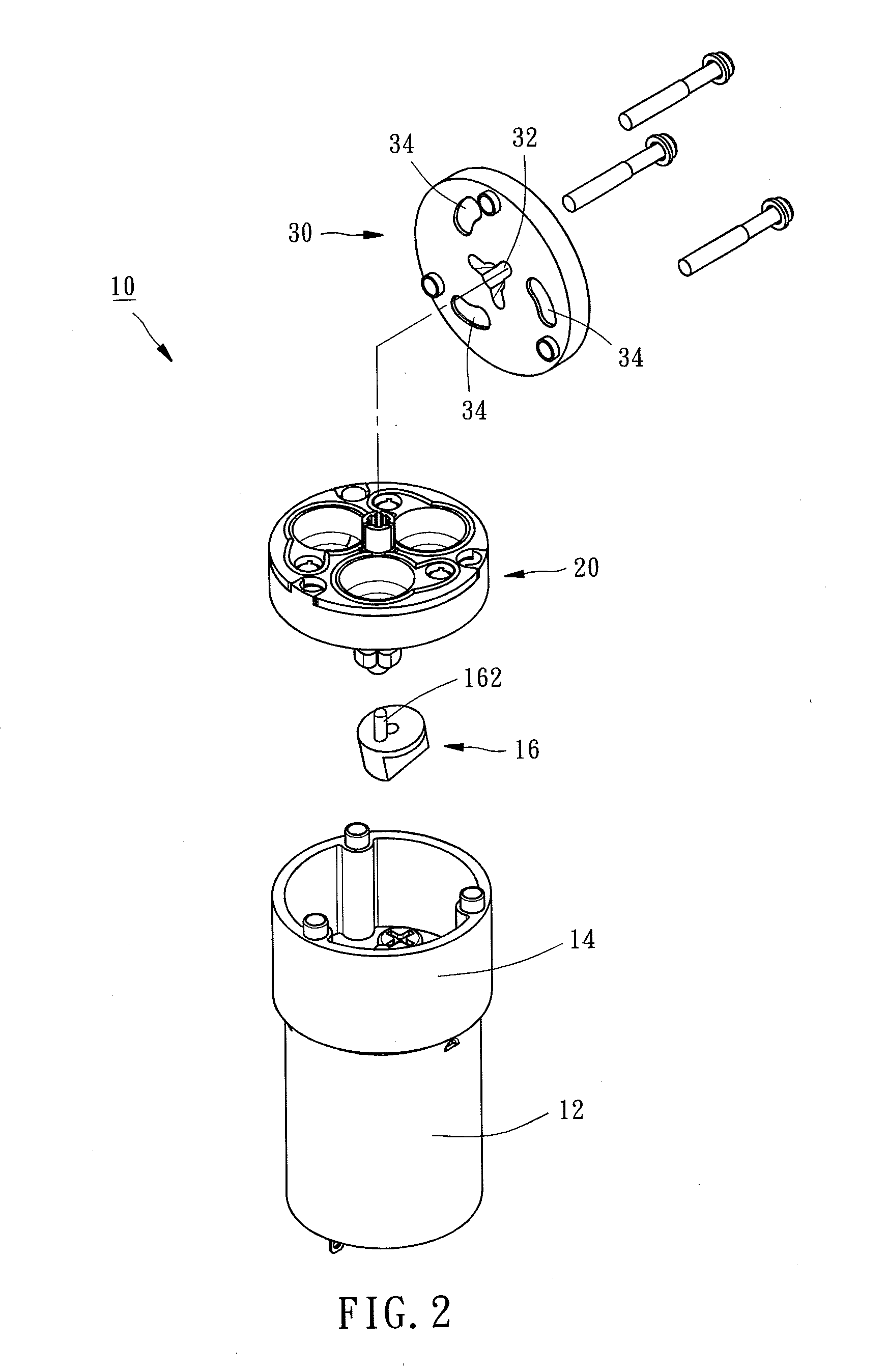 Highly airtight gas pump