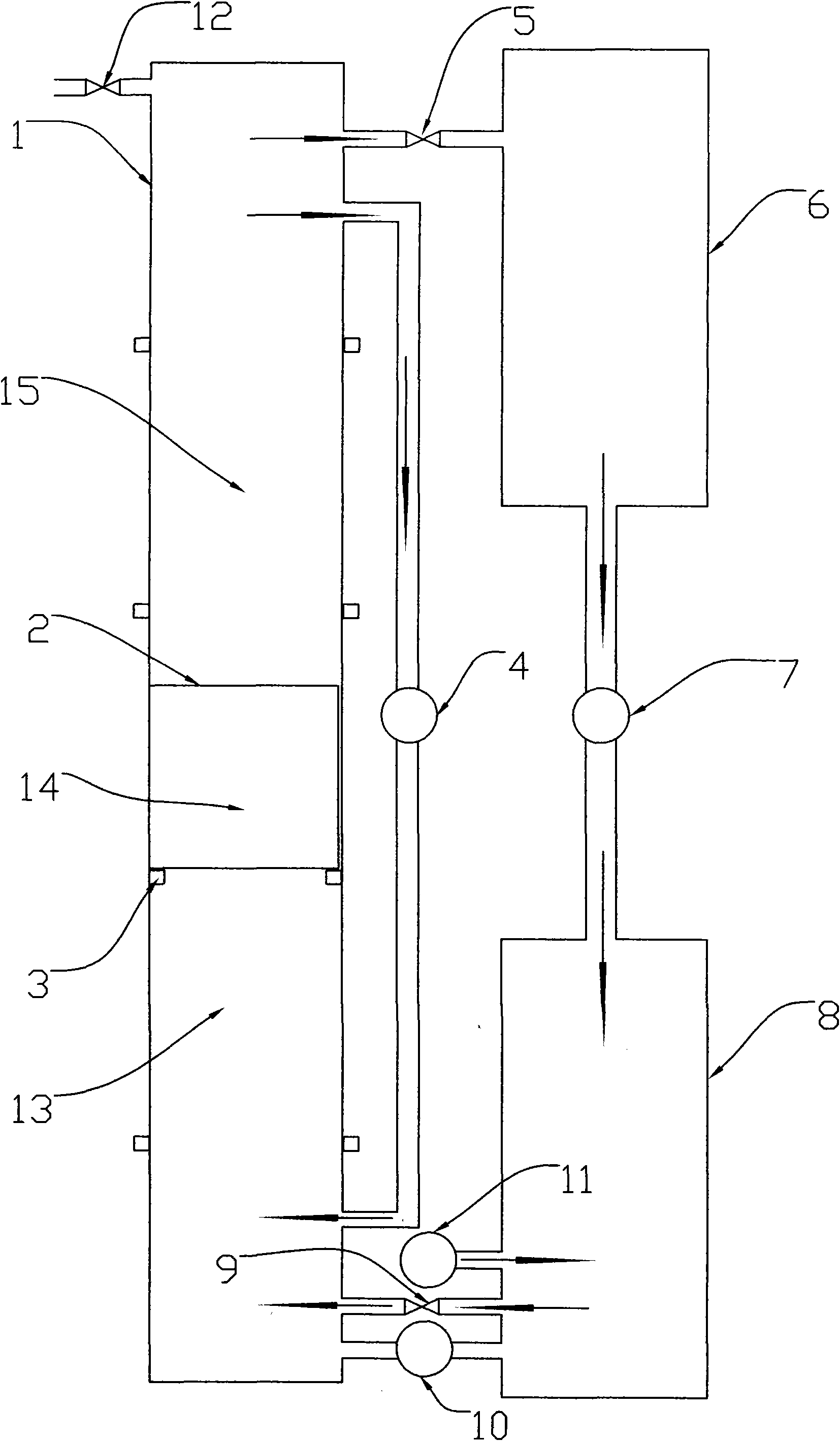 Cylinder type vertical transporting method, tool and system