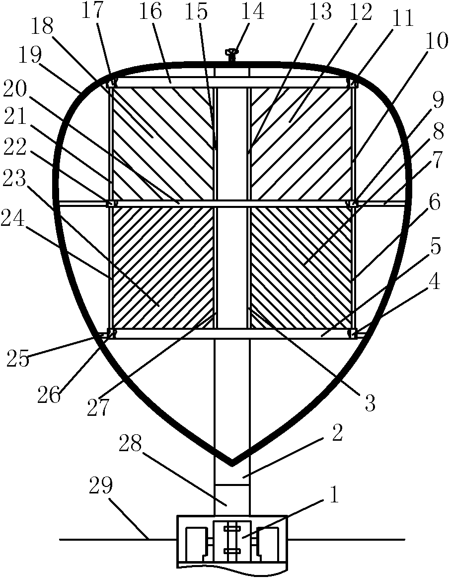 Darrieus propulsion power generating dual-purpose type sail