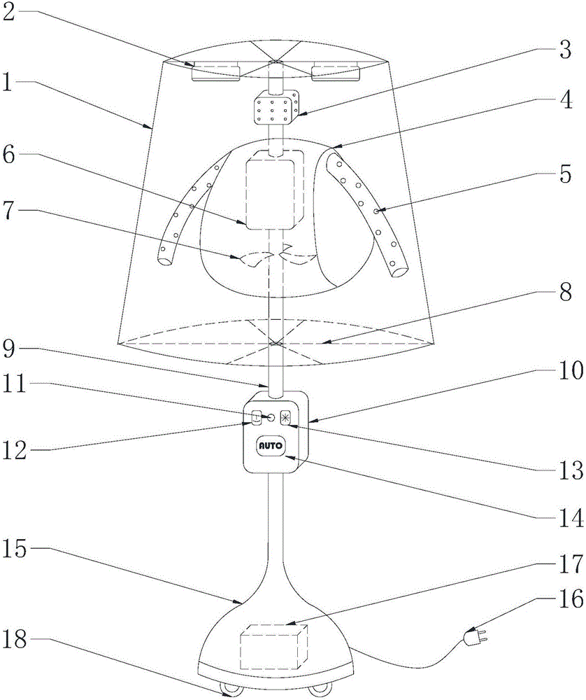 Clothes quick-drying machine based on full lamination type design