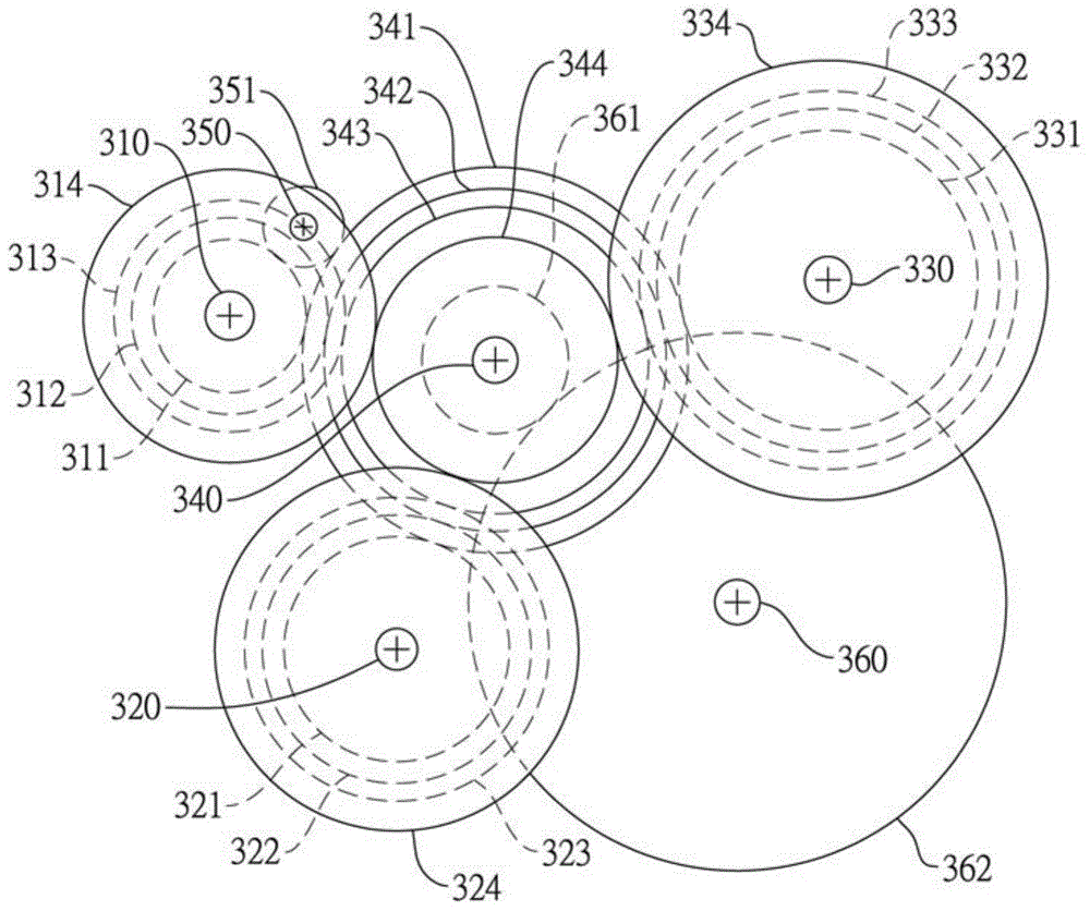 Traction driving isochronism speed governor and multiple-driving-shaft transmission adopting same