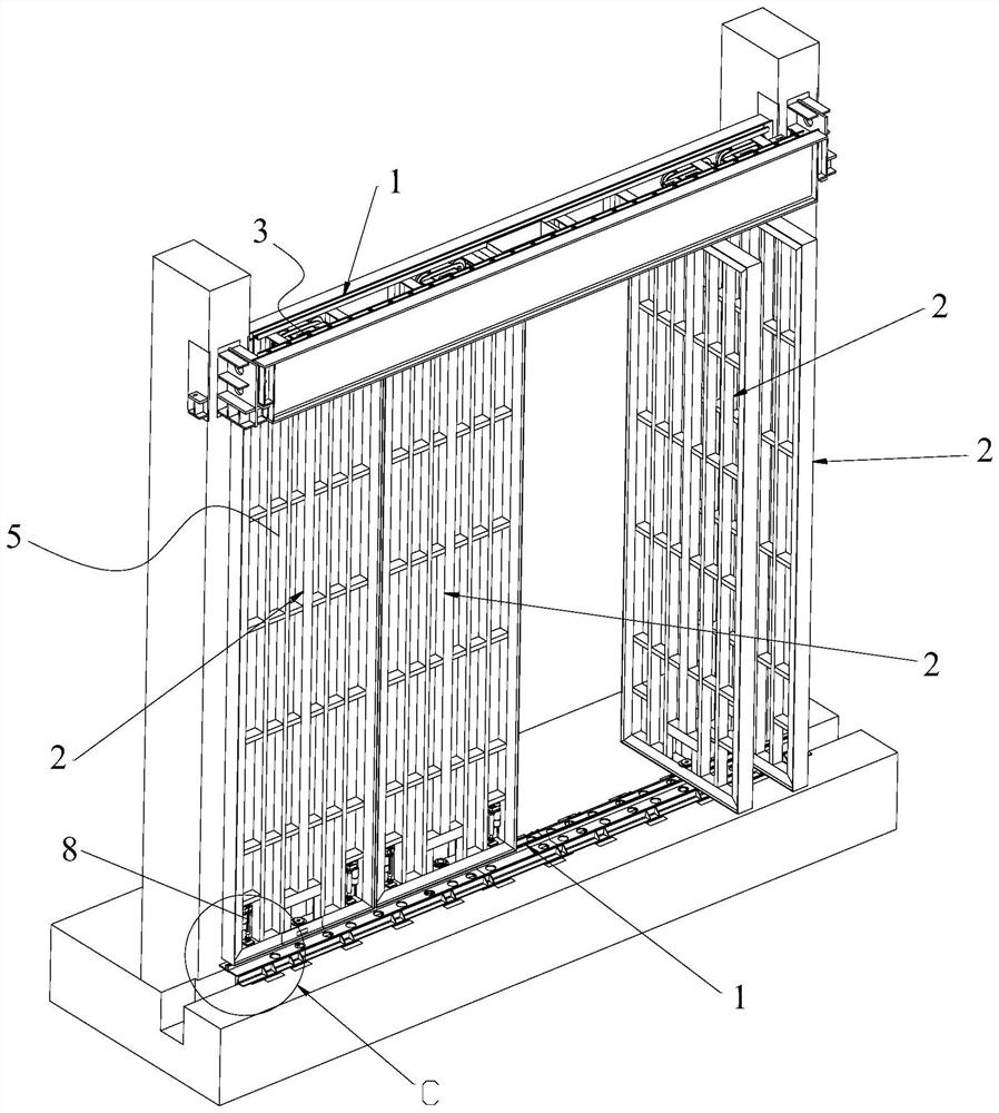 Laser anti-collision method and system for multi-door-leaf revolving door, electronic equipment and storage medium