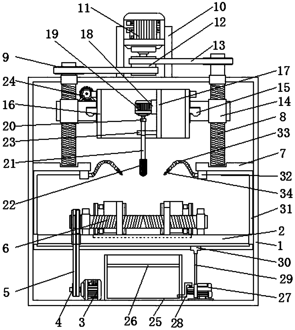 Cylinder plastic part surface grinding device