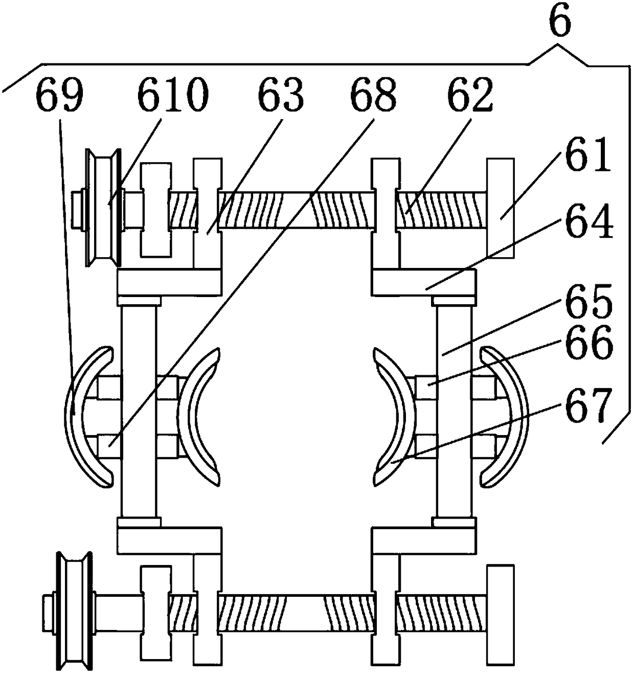 Cylinder plastic part surface grinding device