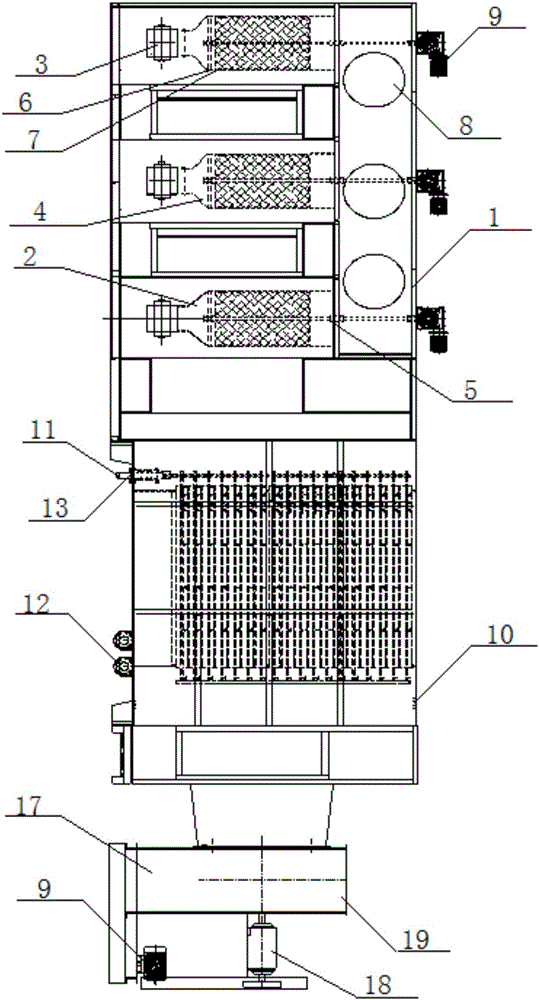 Dust removal waste gas purification treatment equipment