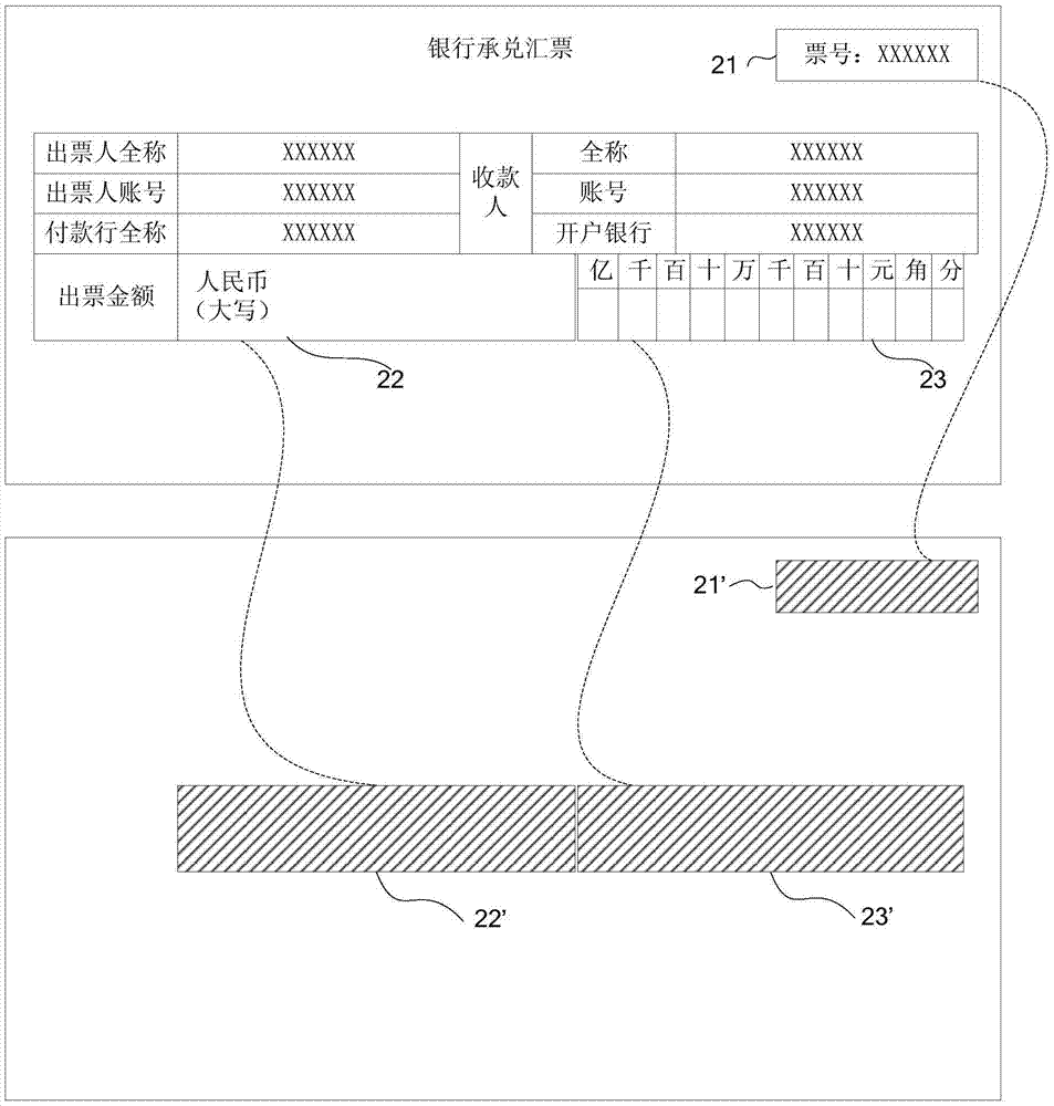 Financial bill image compression method and device