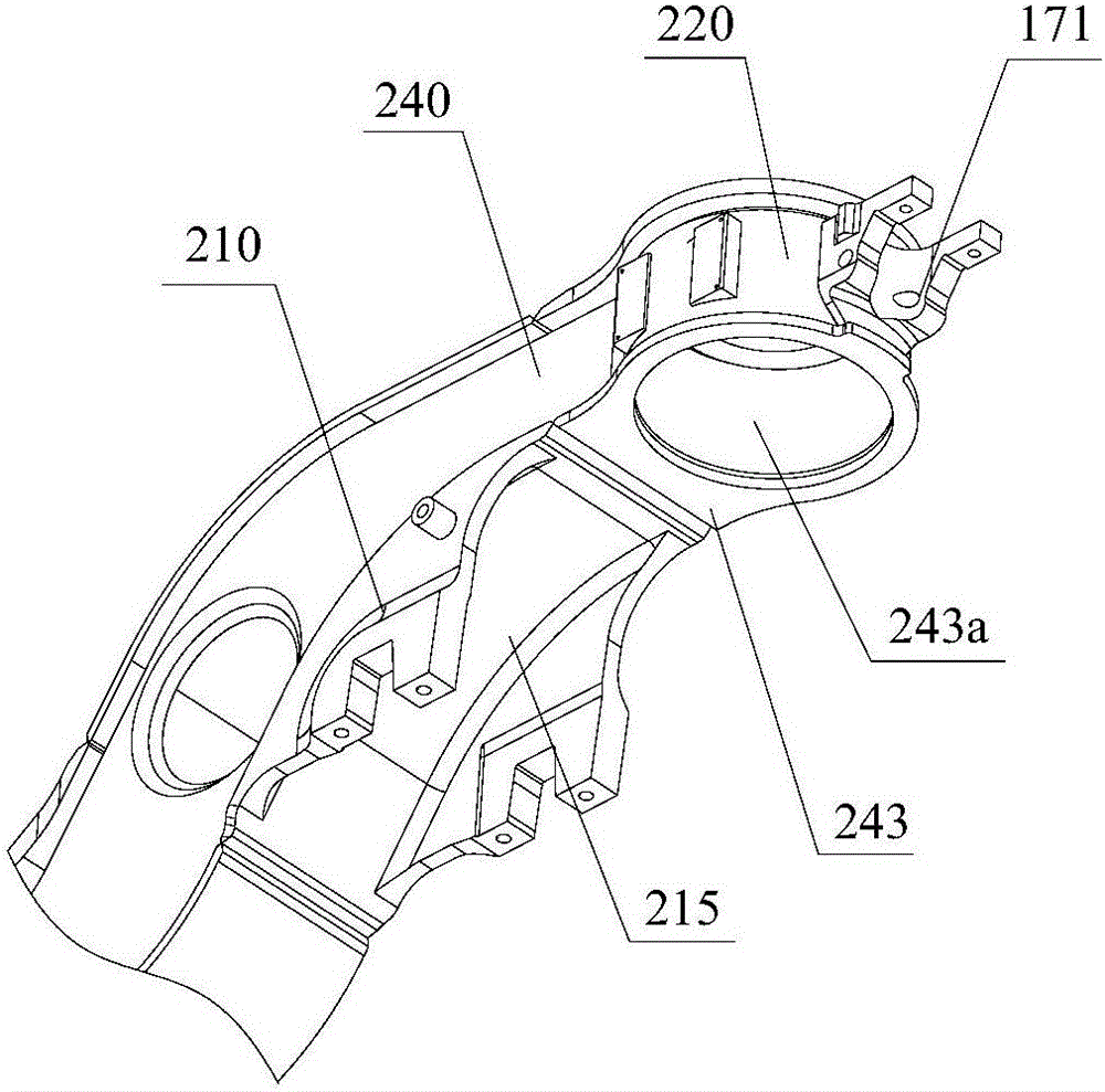 Framework for railway express wagon bogie