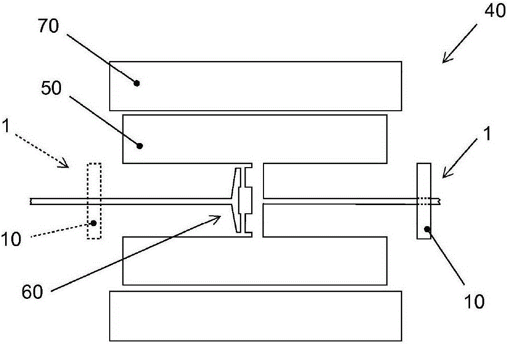 Cooling device and cooling method for a rotor-integrated coupling for hybrid modules