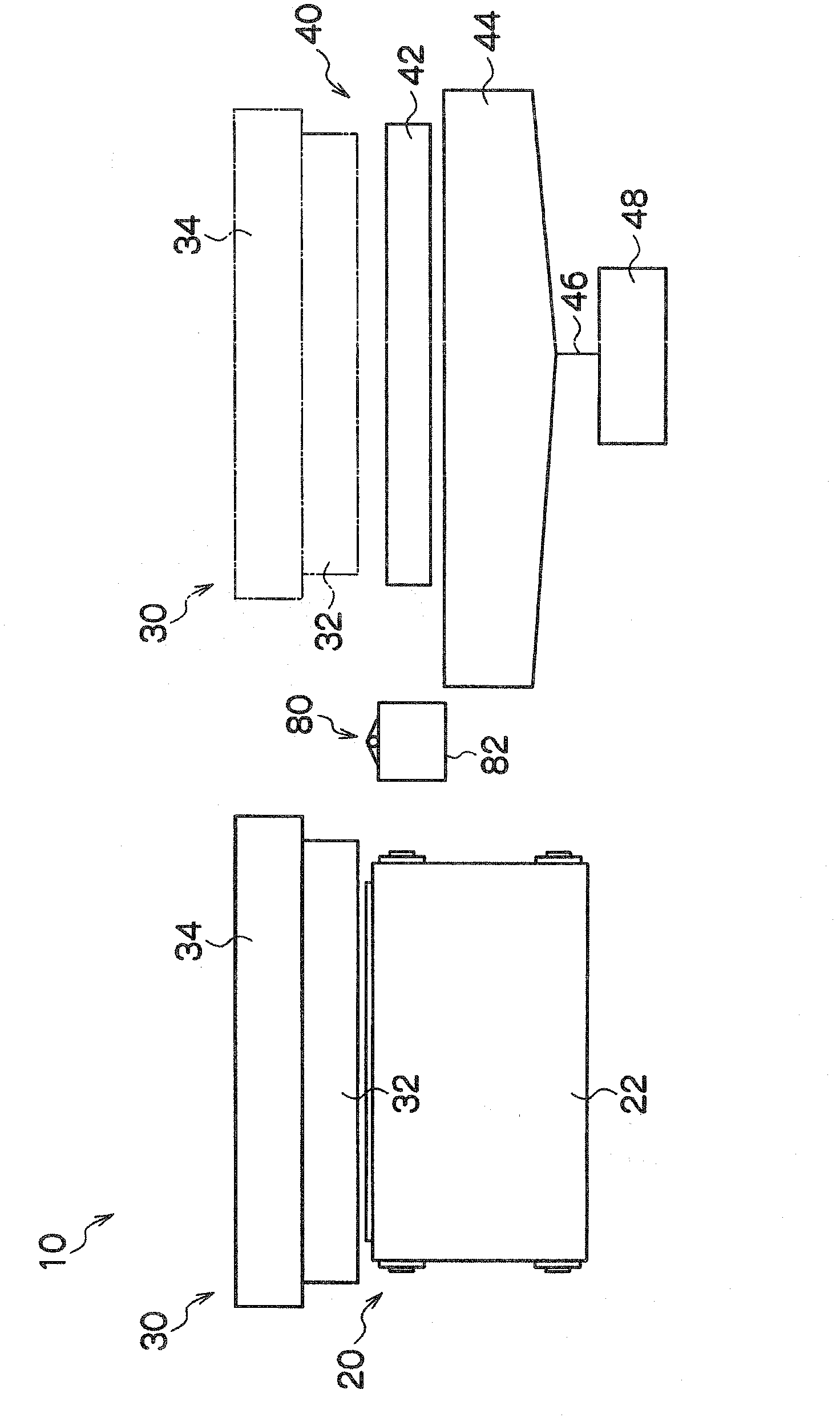 Nozzle surface cleaning device and ink-jet recording device