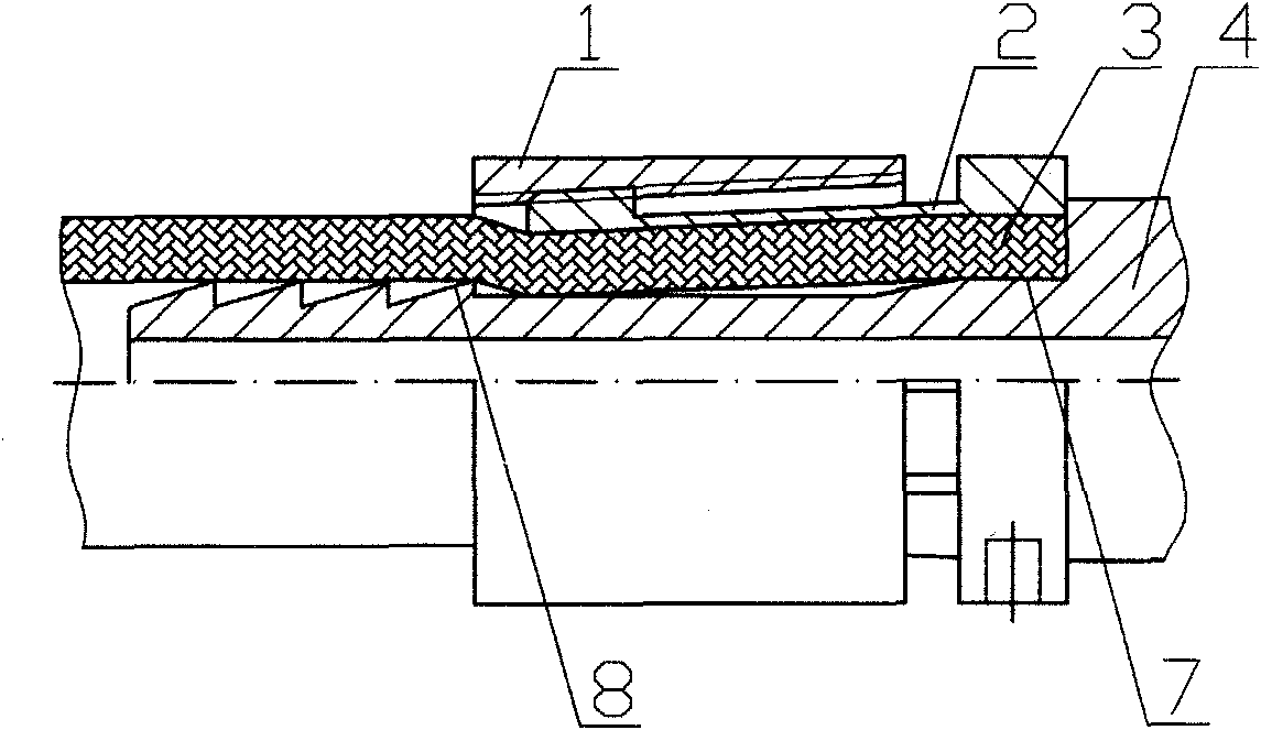 Hose clamping device