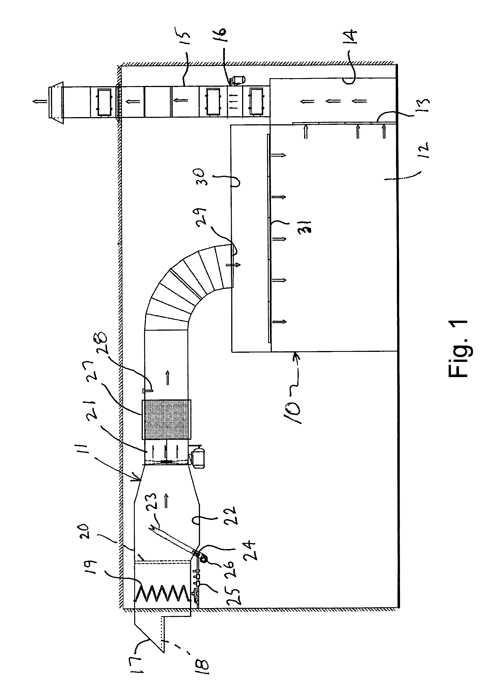 Heated replacement air system for commercial applications