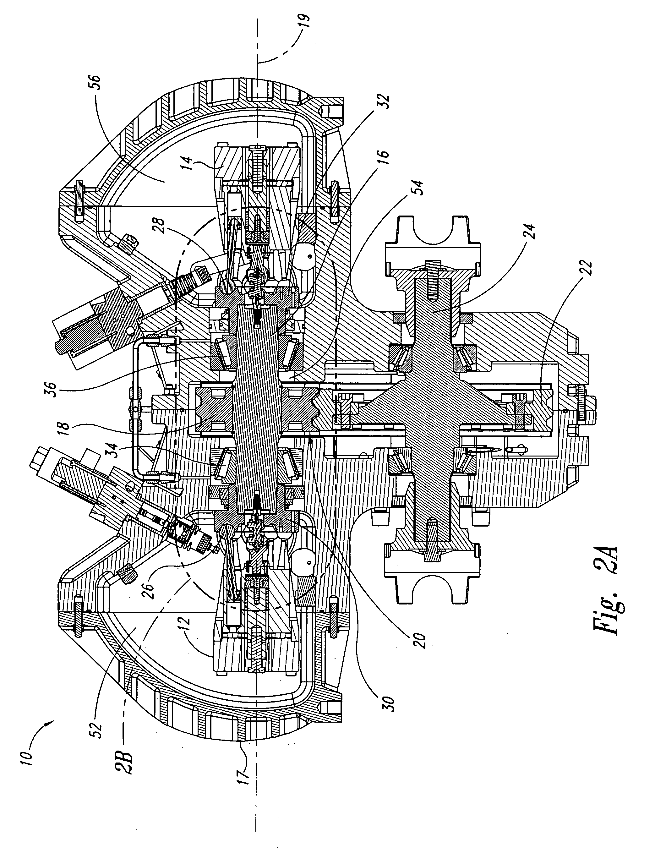 Opposing pump/motors