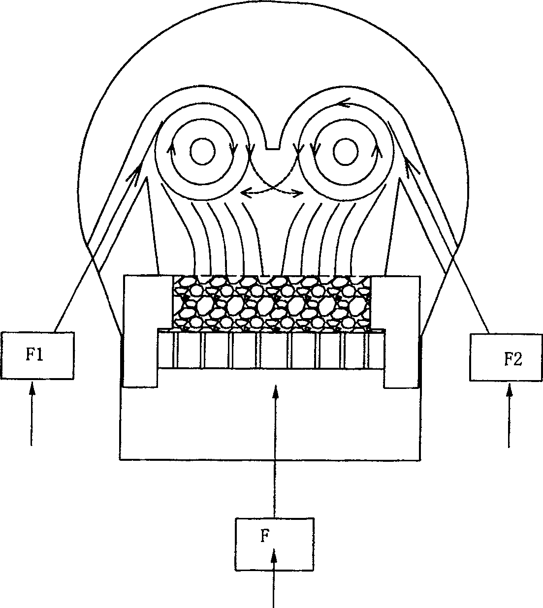 Double swirl-flow combustion apparatus for industrial boiler and kiln