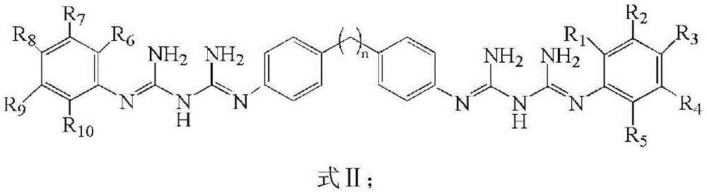 Dicyandiamide type epoxy resin curing agent and preparation method and application thereof