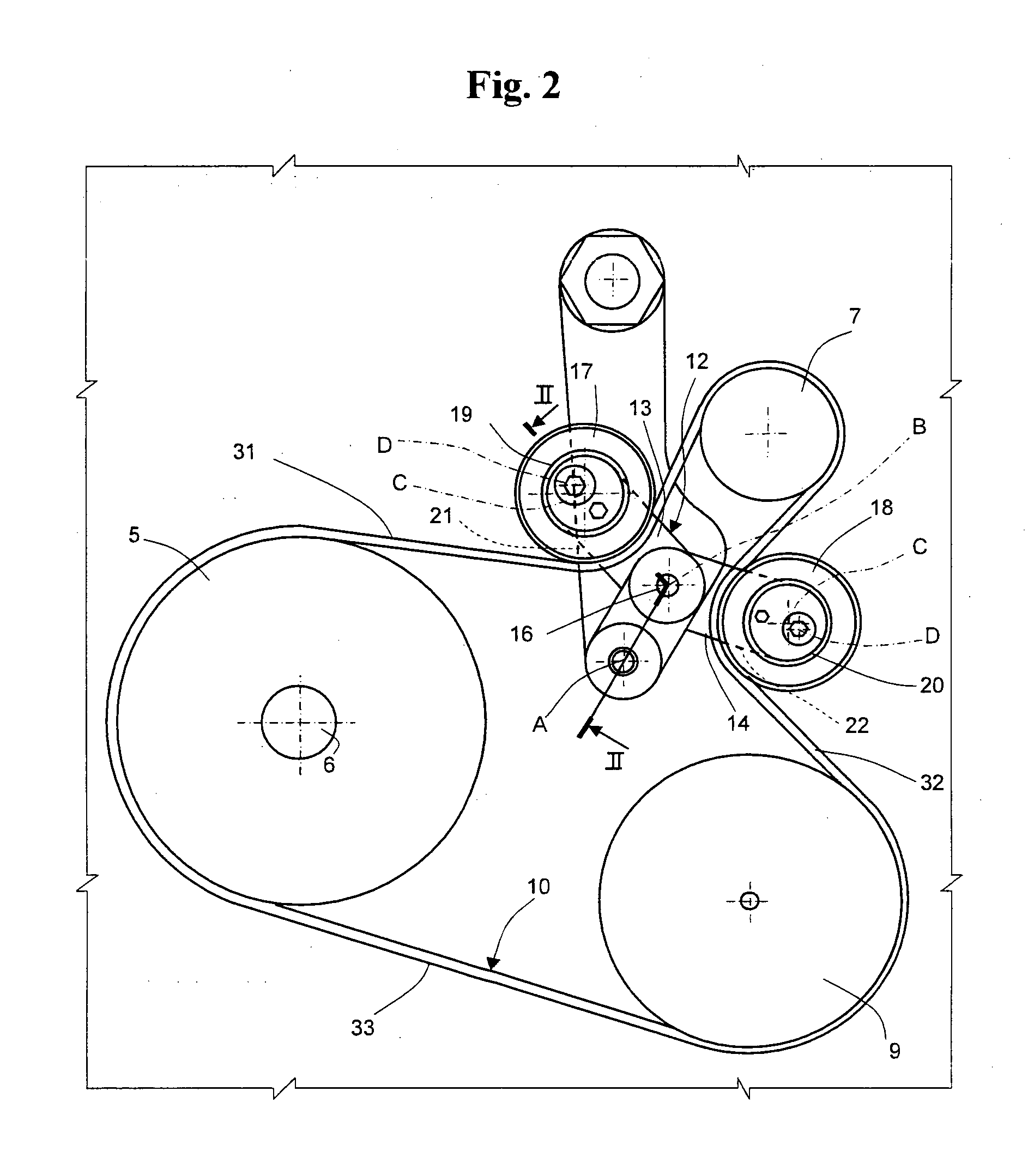 Starter Alternator Assembly Comprising a Poli-V Belt and Poli-V Belt