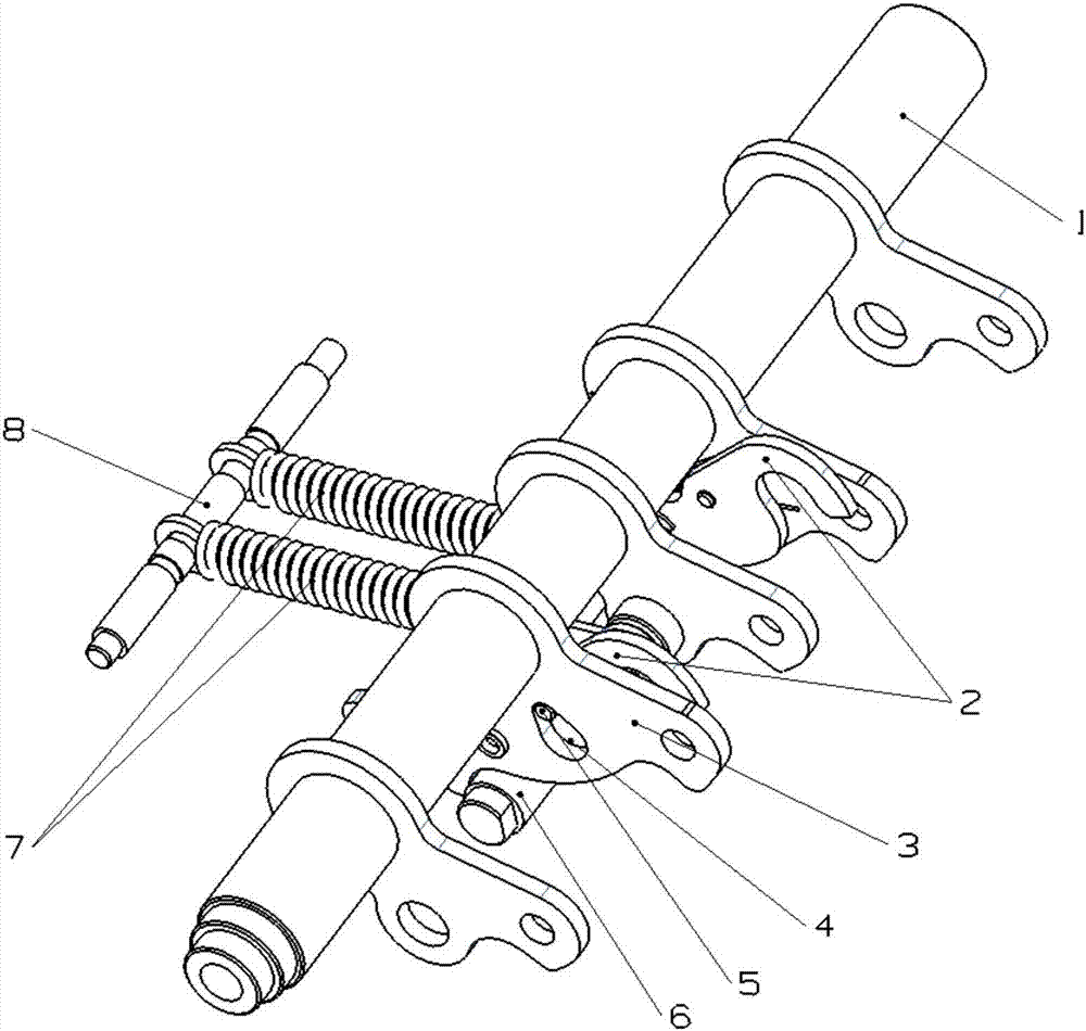 Circuit breaker switching-off bounce prevention device