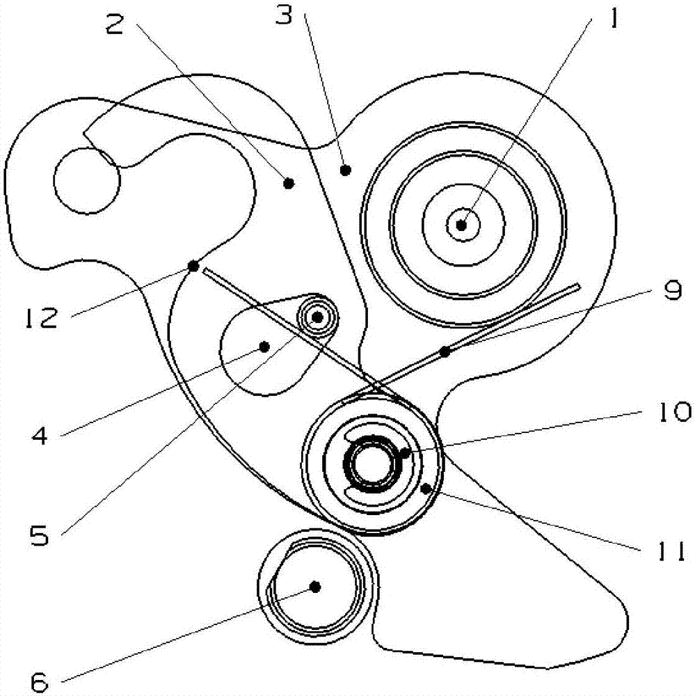 Circuit breaker switching-off bounce prevention device