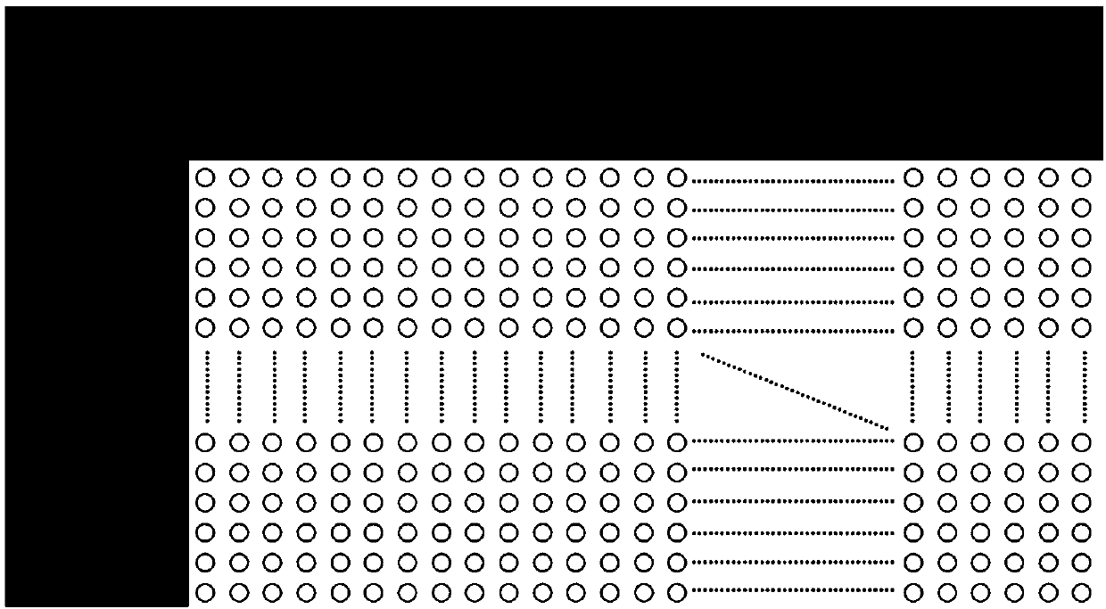 Device for eliminating infrared image grid lines of micrometering bolometer, and elimination method thereof