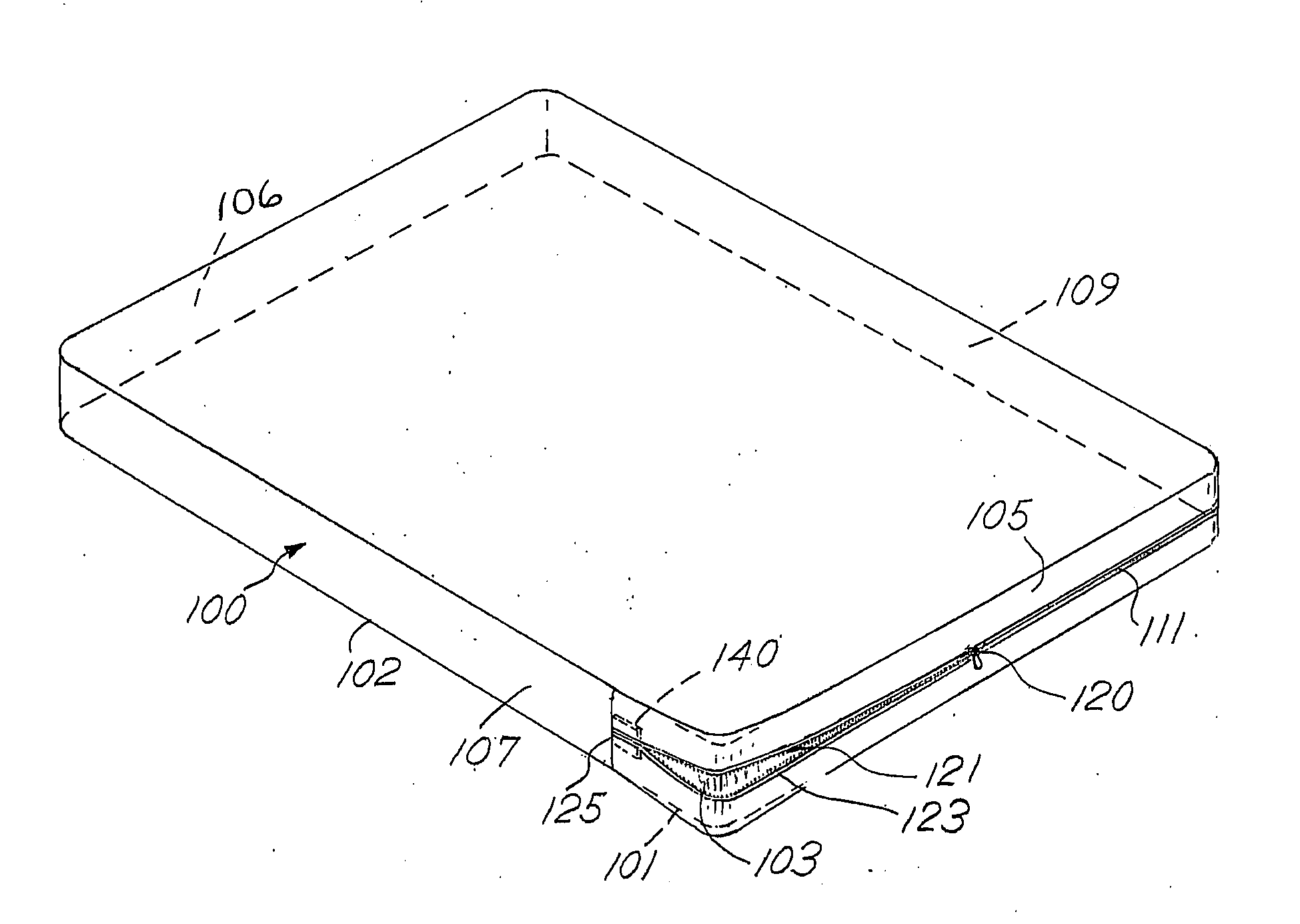 Mattress encasement for preventing bed bug escapement via a zipper opening