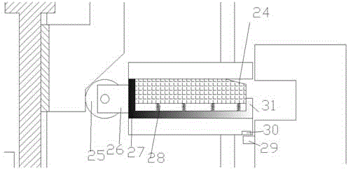 Building material lifting device with heat radiation function