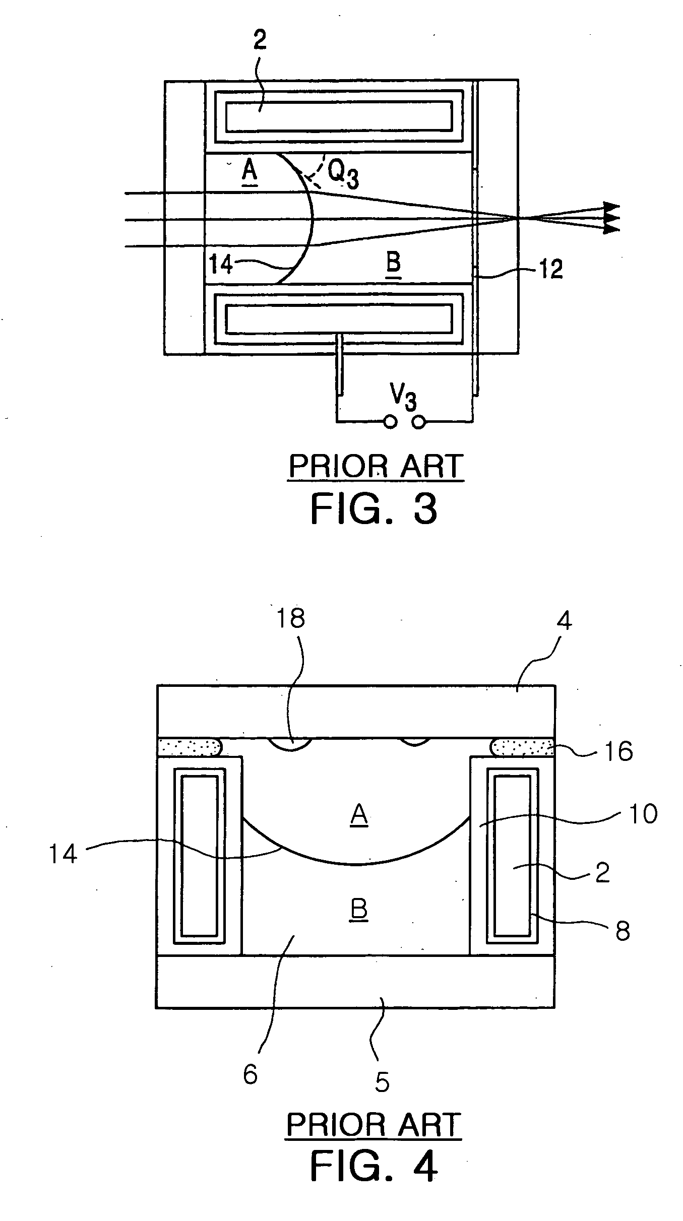 Variable focus lens having a plurality of protrusions at one end of fluid chamber