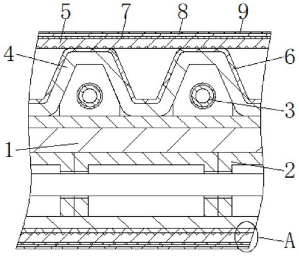 High-strength corrugated board and production process thereof