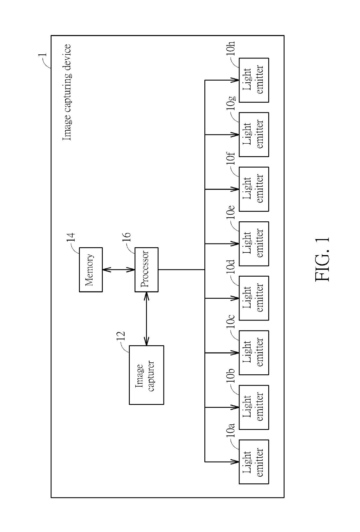 Image capturing device and brightness adjusting method