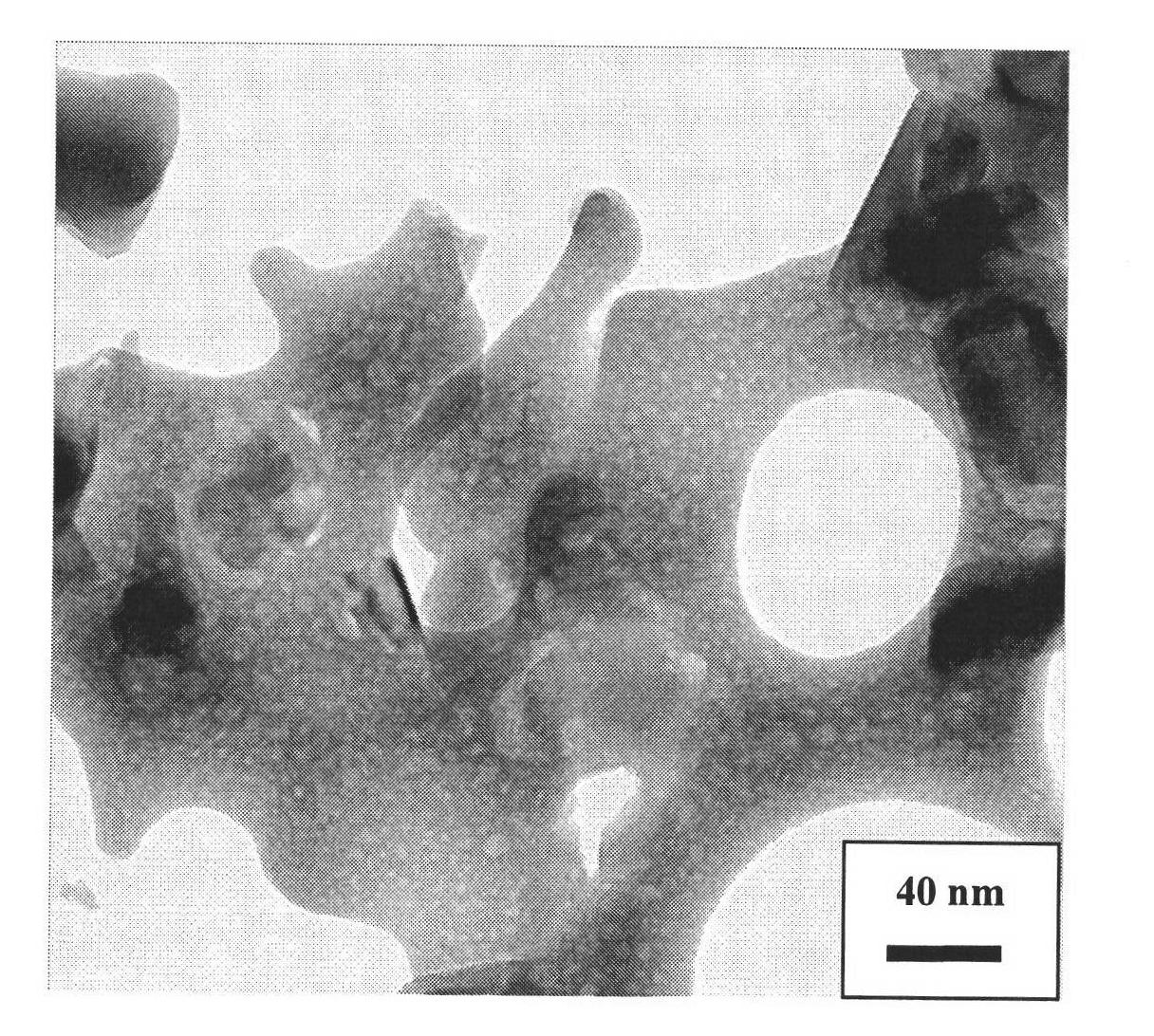 Preparation method of three-dimensional ordered macroporous La1-xSrxCrO3 with mesoporous pore wall