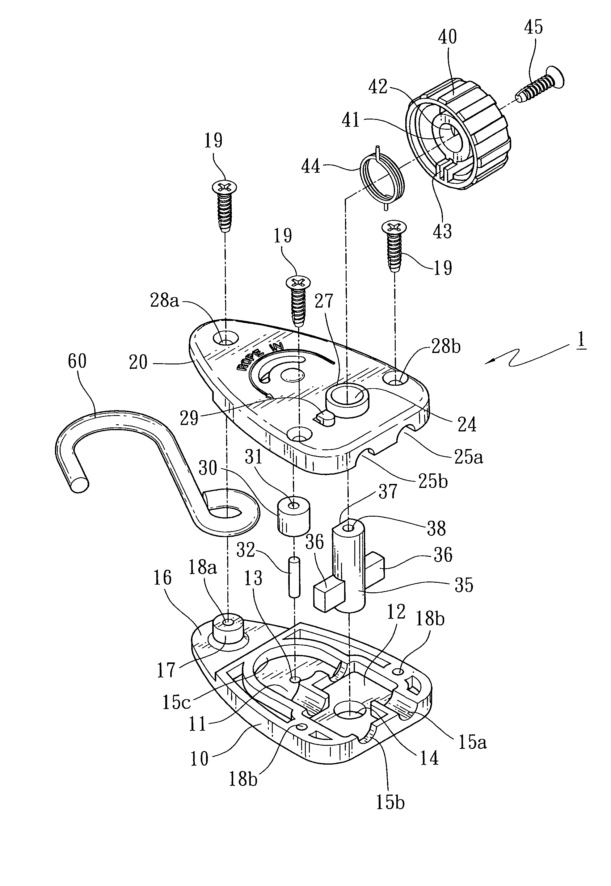 Easy-type unidirectional locking device