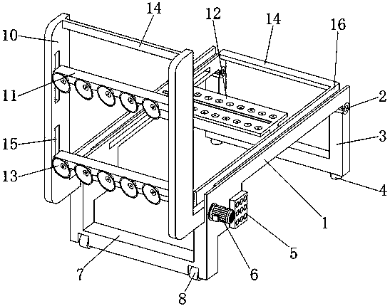 Convenient-to-use work platform capable of ensuring glass splitting safety