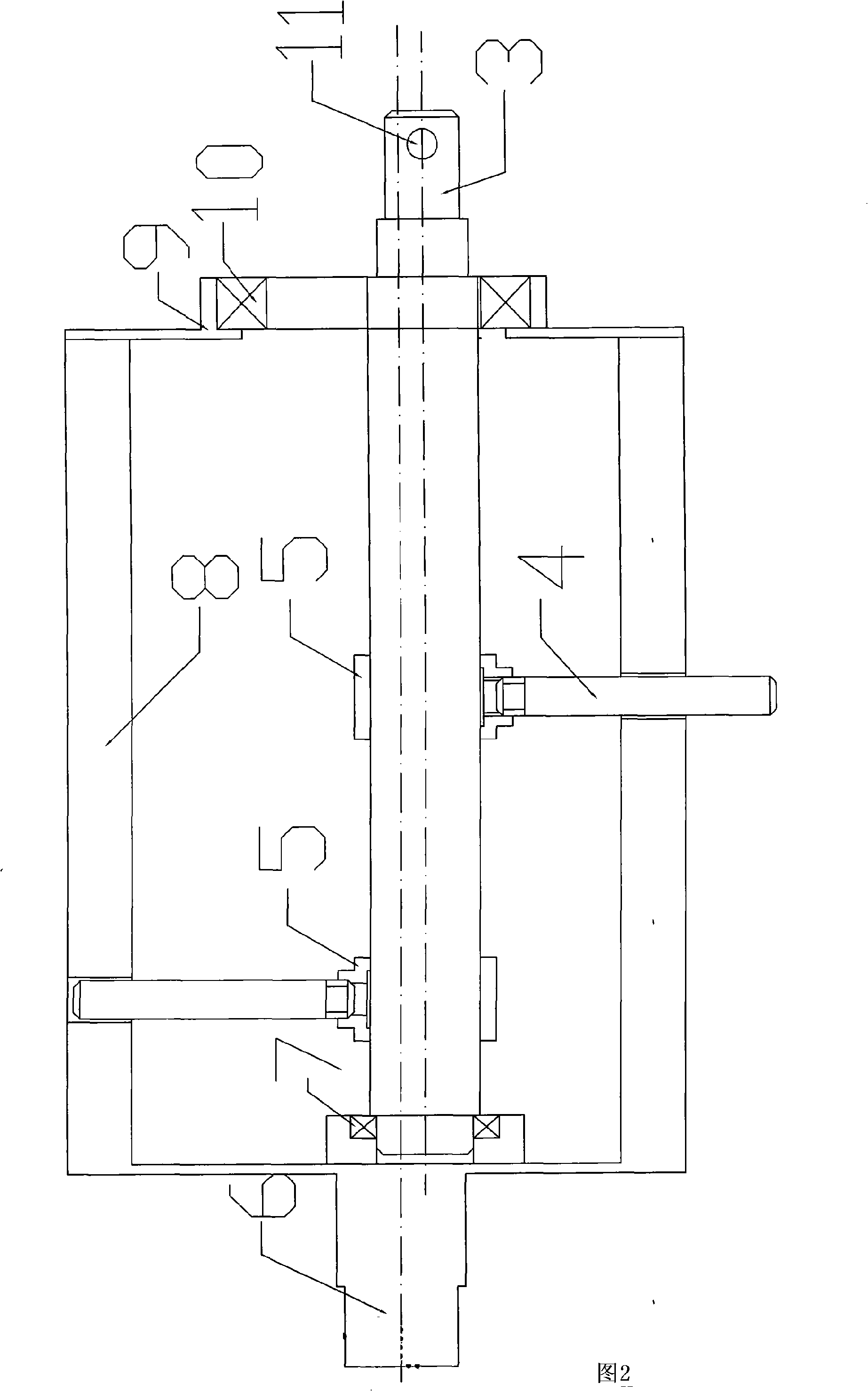 Farm machinery capable of crushing corn straw and returning the same to farmland