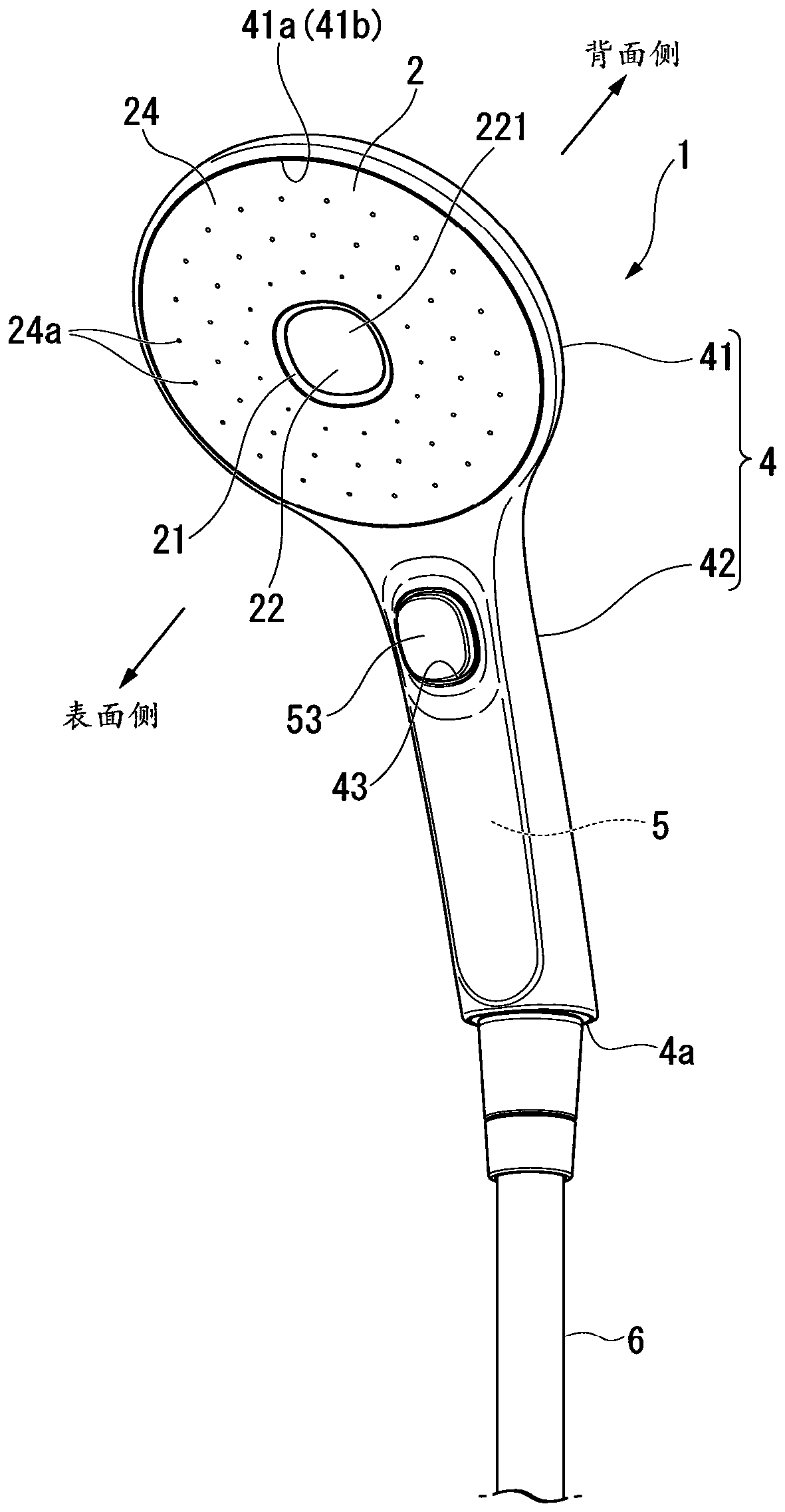 Shower nozzle device