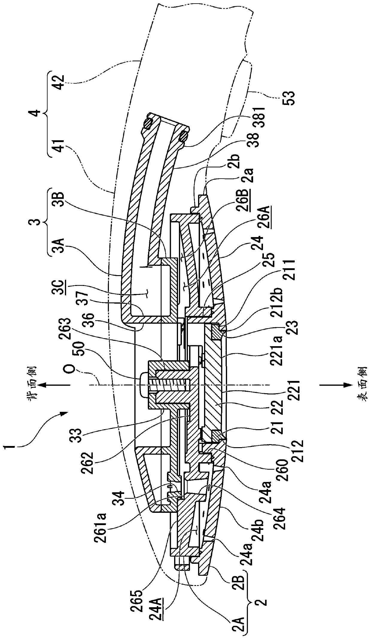 Shower nozzle device