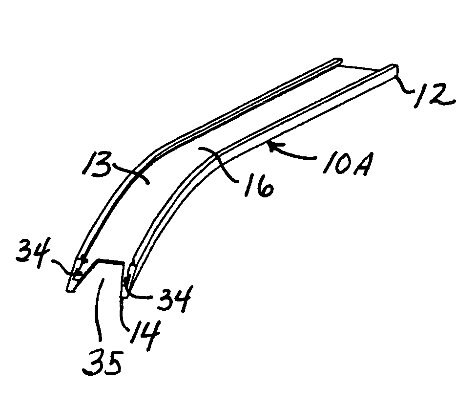 Slide and kit for delivering implants