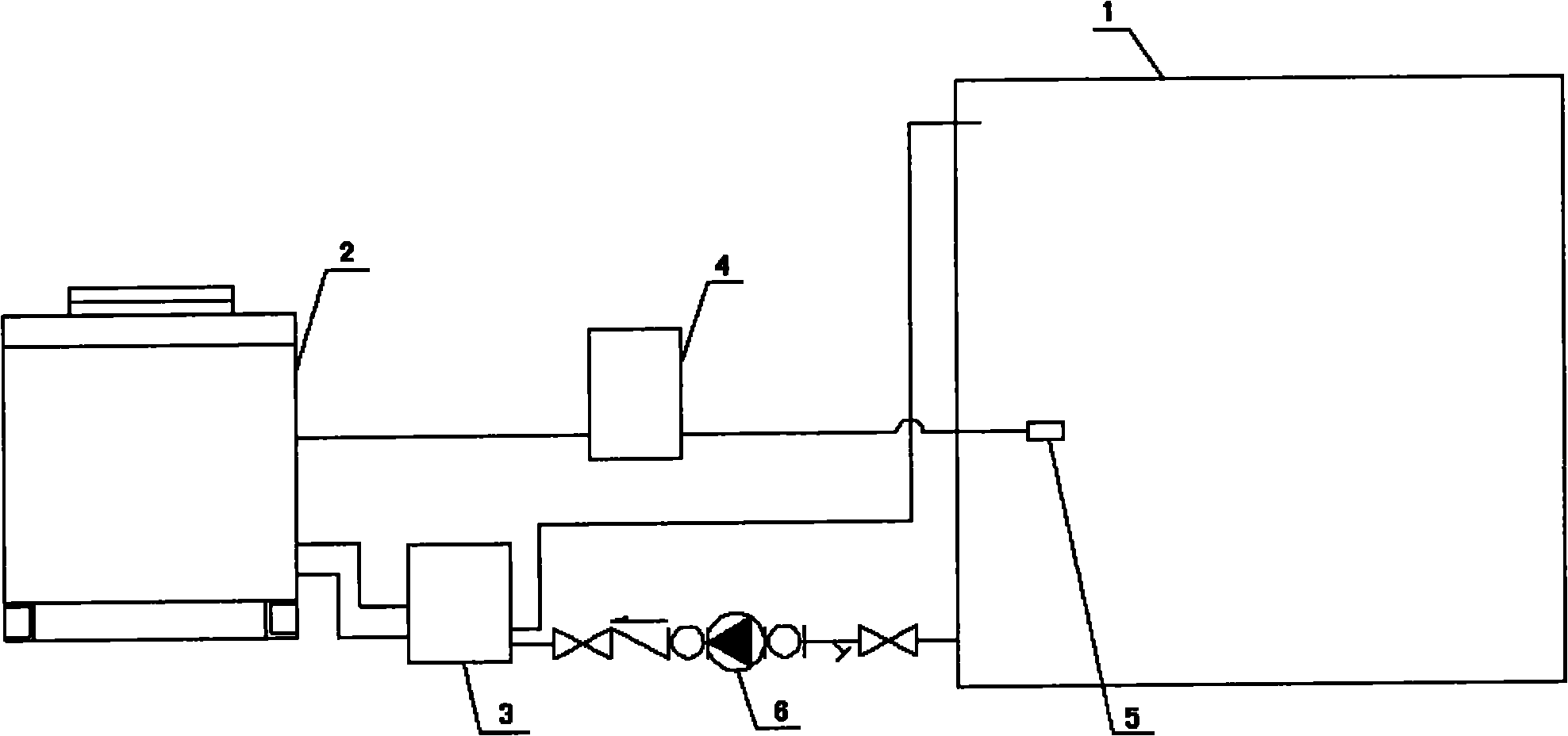 Water constant temperature system of self-adjusting culture pond