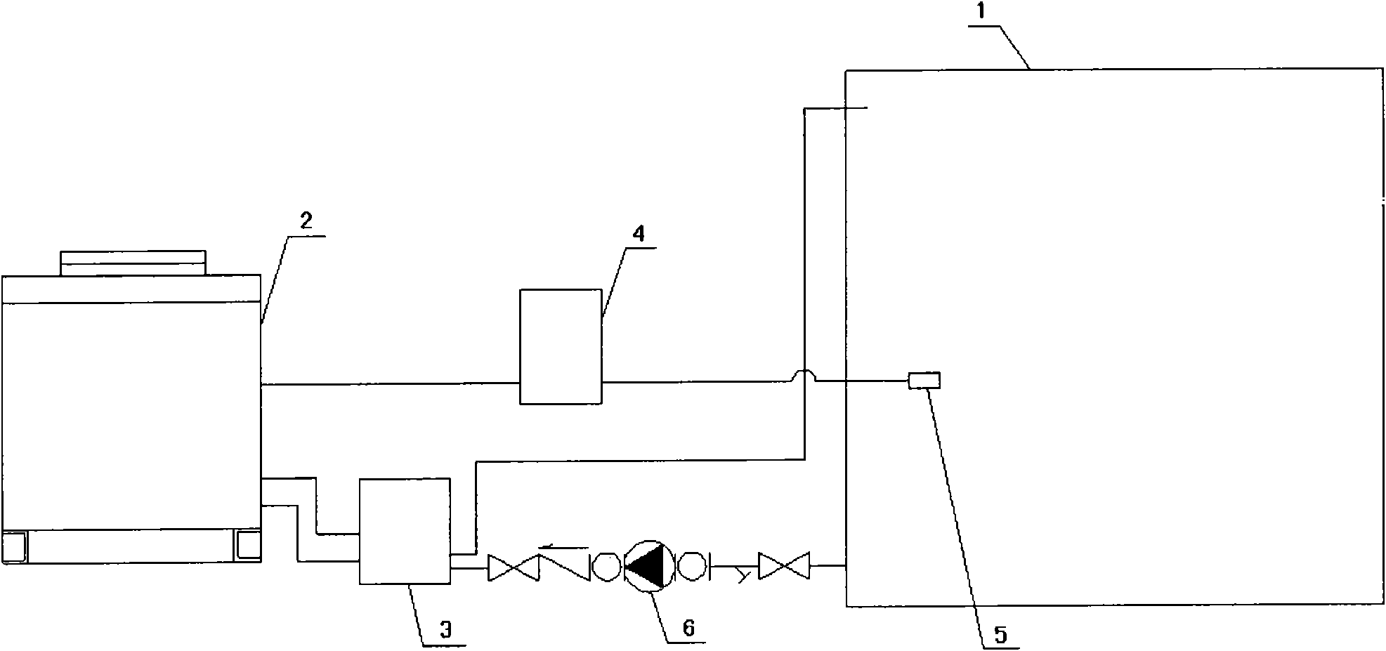 Water constant temperature system of self-adjusting culture pond