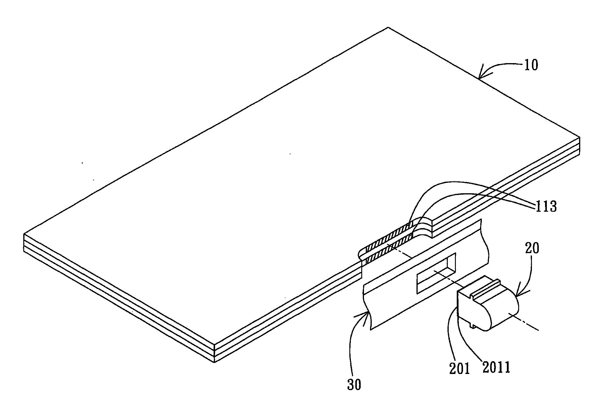 Switch structure on sidewall of circuit board for electronic device and manufacturing method of the circuit board