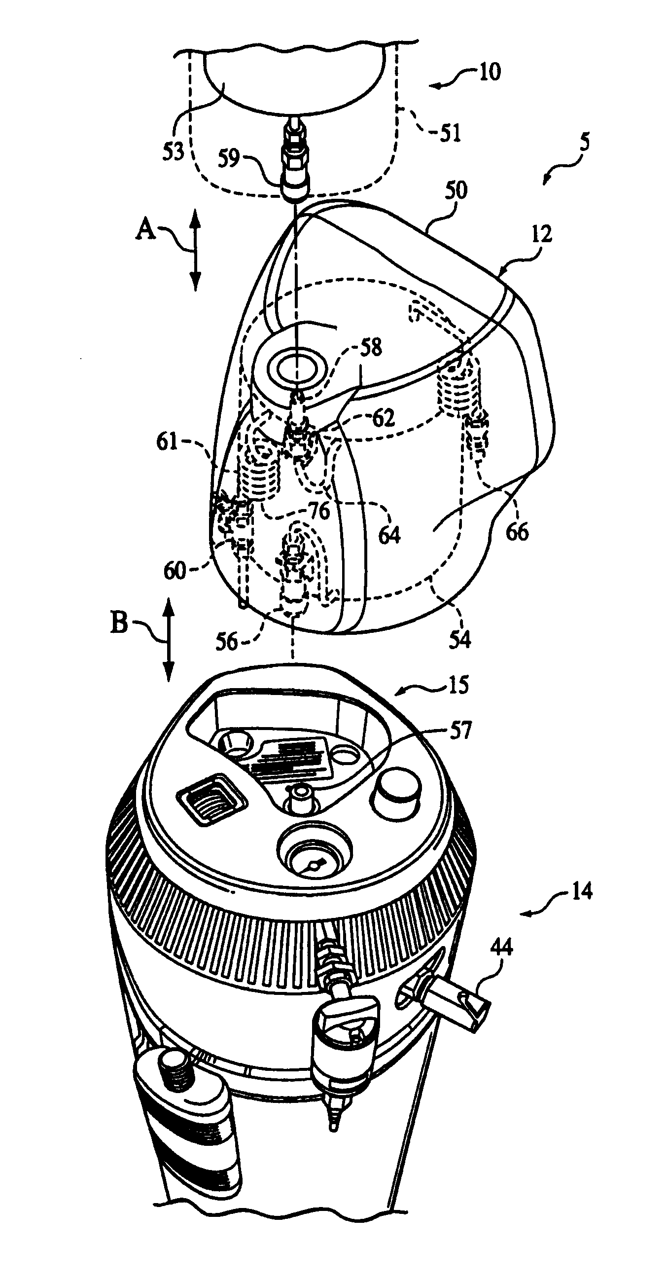 Portable liquid oxygen delivery system