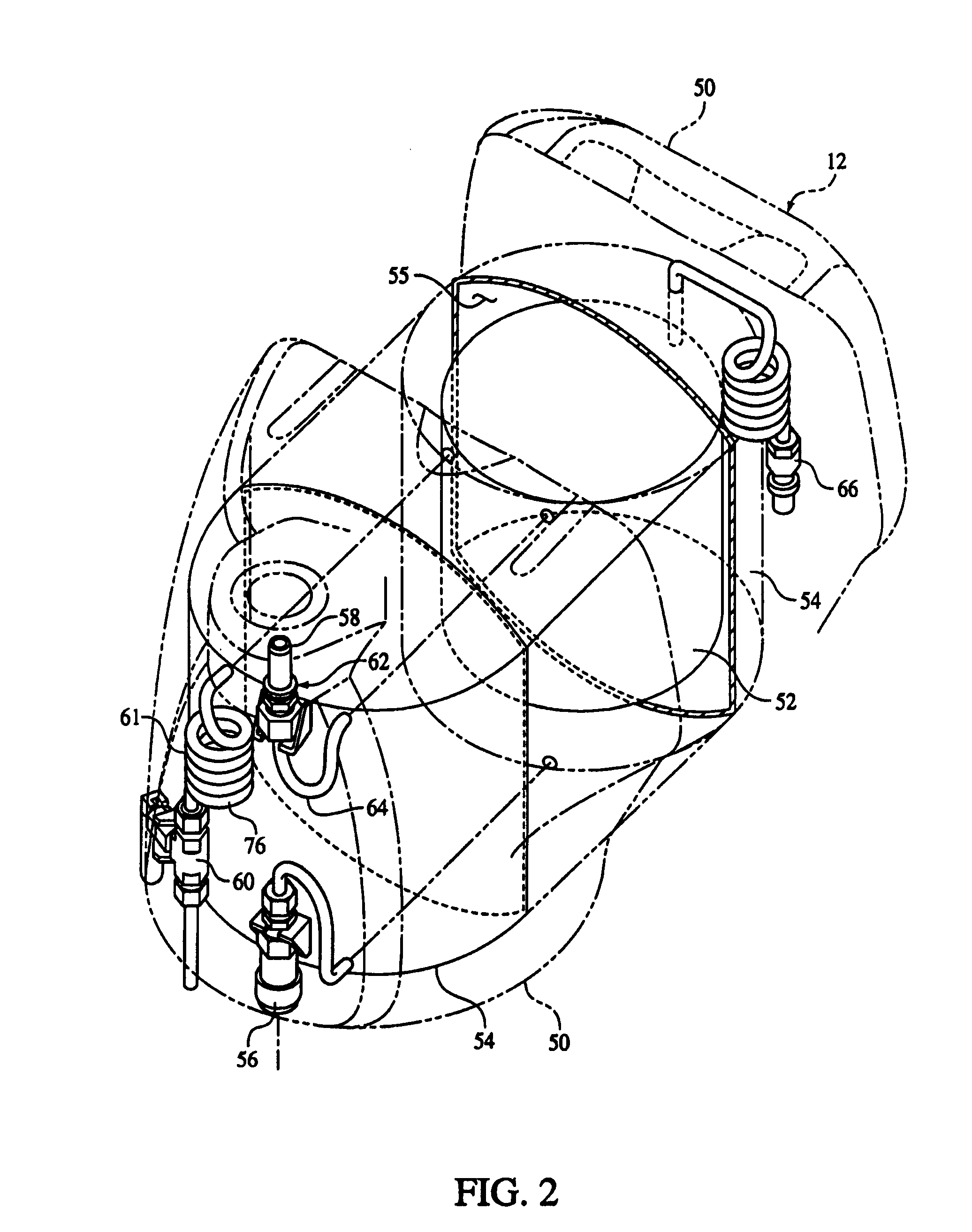 Portable liquid oxygen delivery system