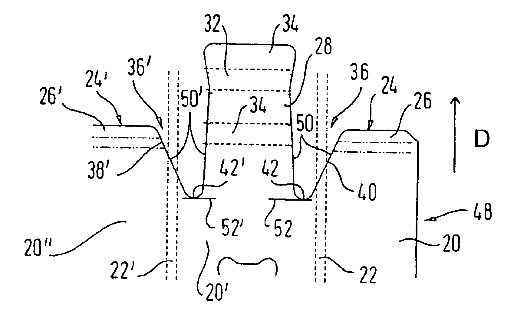 Plug contact element and a method for manufacturing a housing part for same