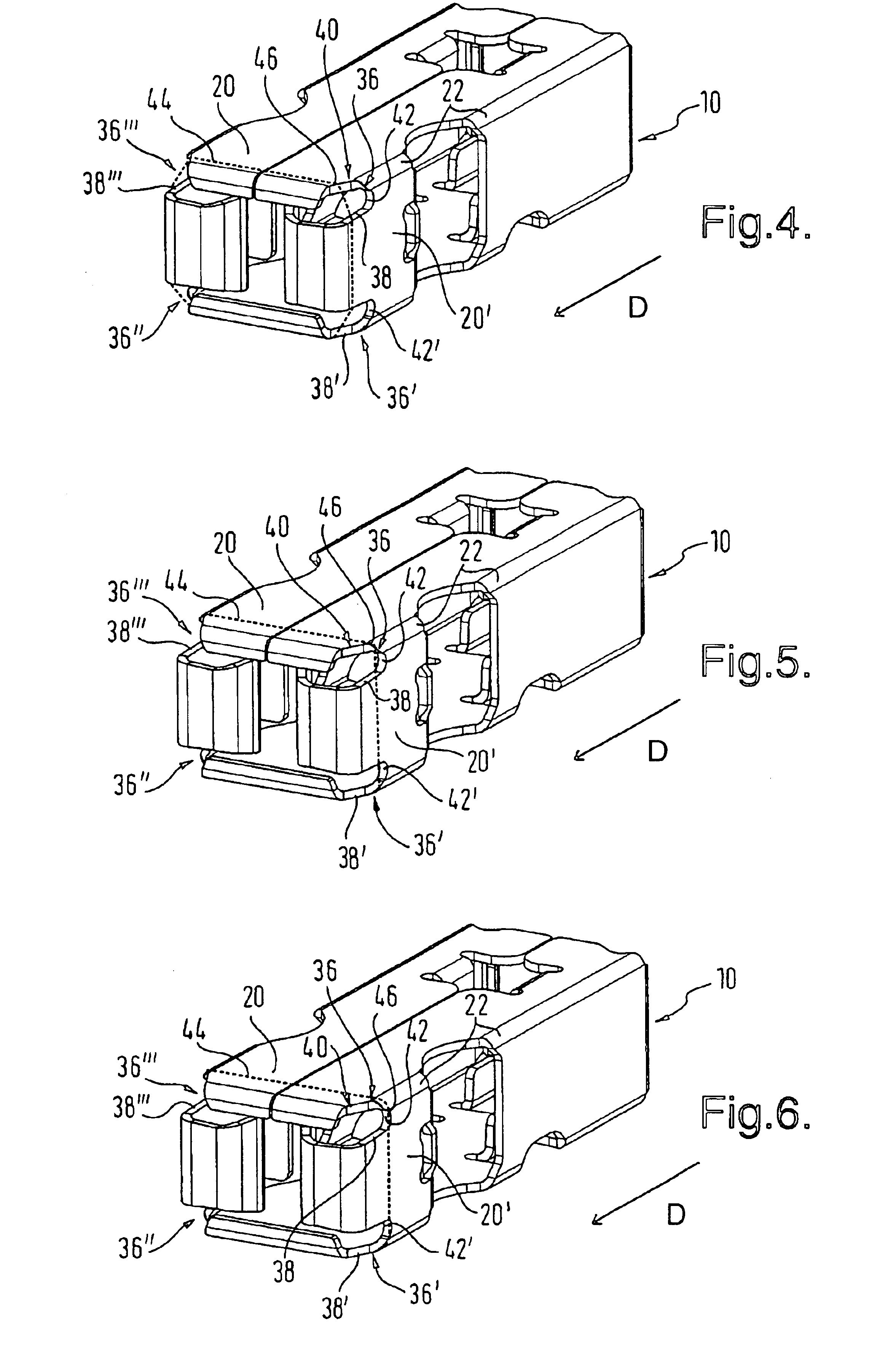 Plug contact element and a method for manufacturing a housing part for same