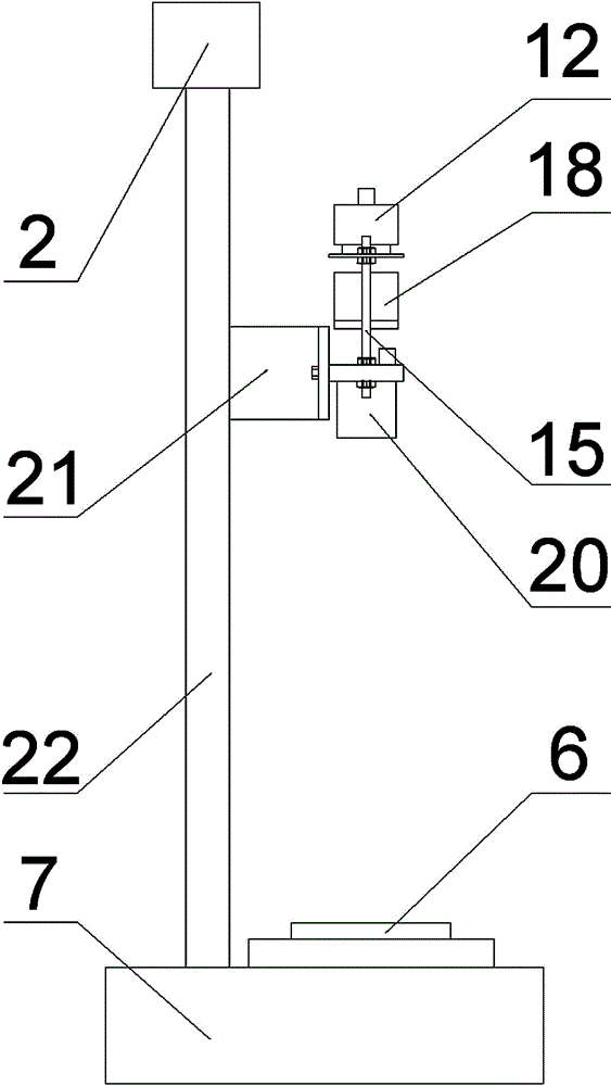 Device for testing buffer performance of magnetorheological elastomer