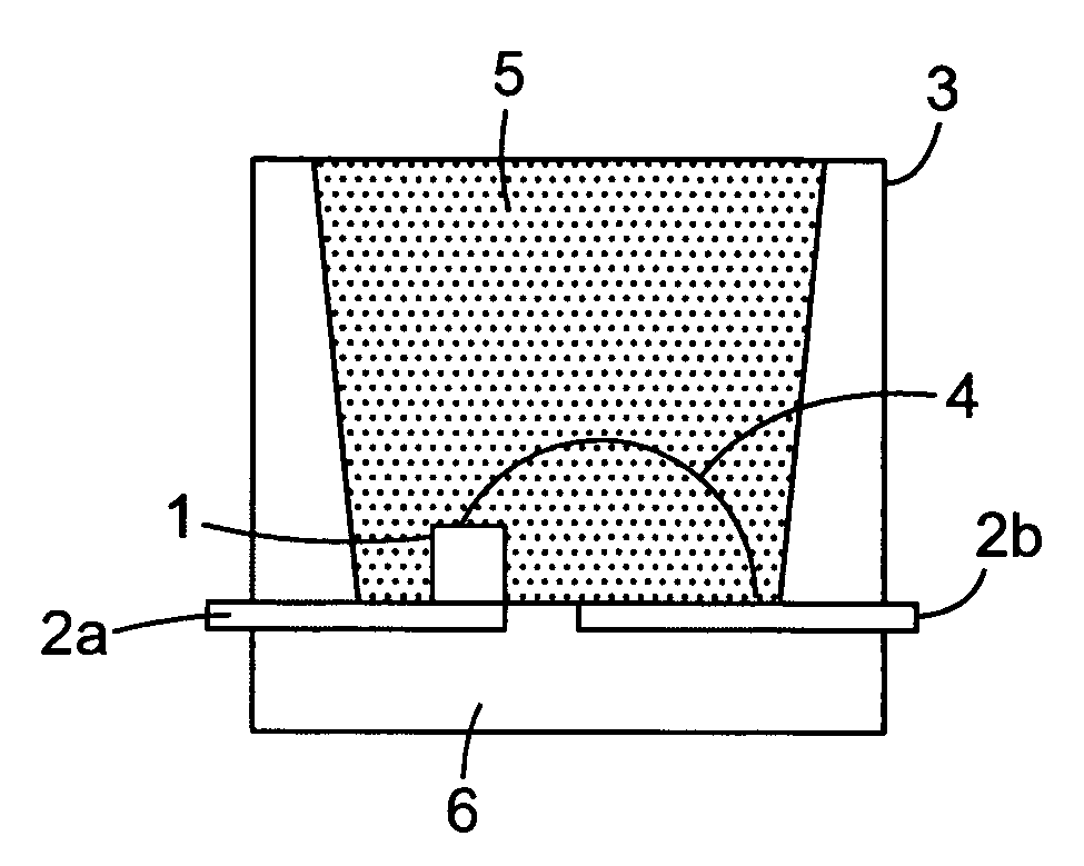 Method of making light emitting device with silicon-containing encapsulant