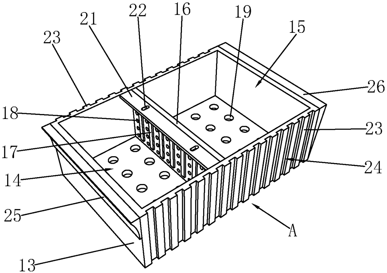 Ecological slope protection structure for preventing soil erosion and construction method thereof