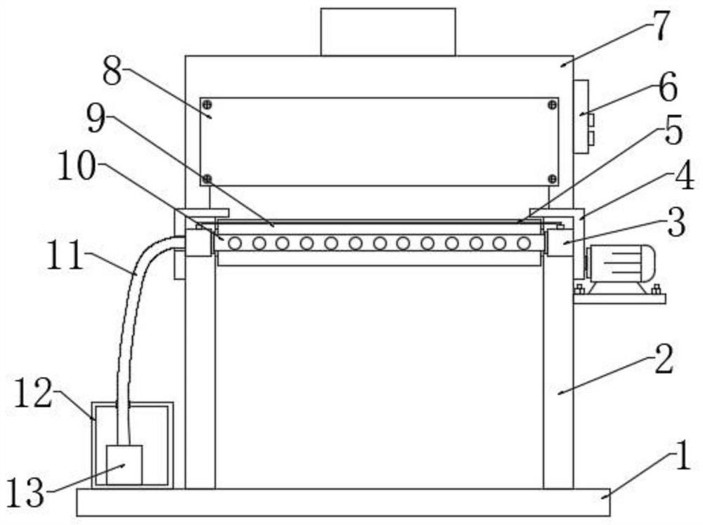 Electronic industrial equipment production conveying device