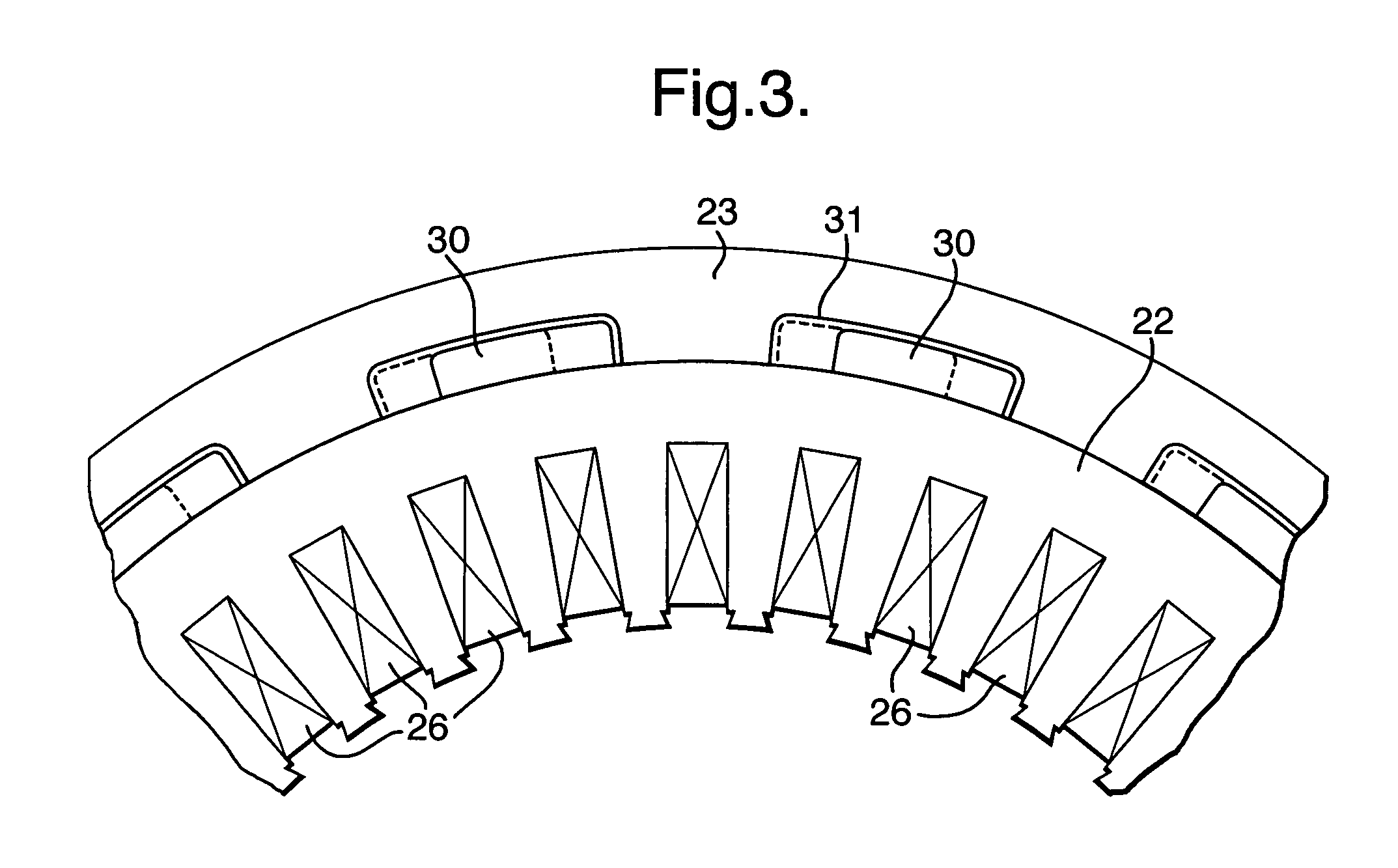 Stator core