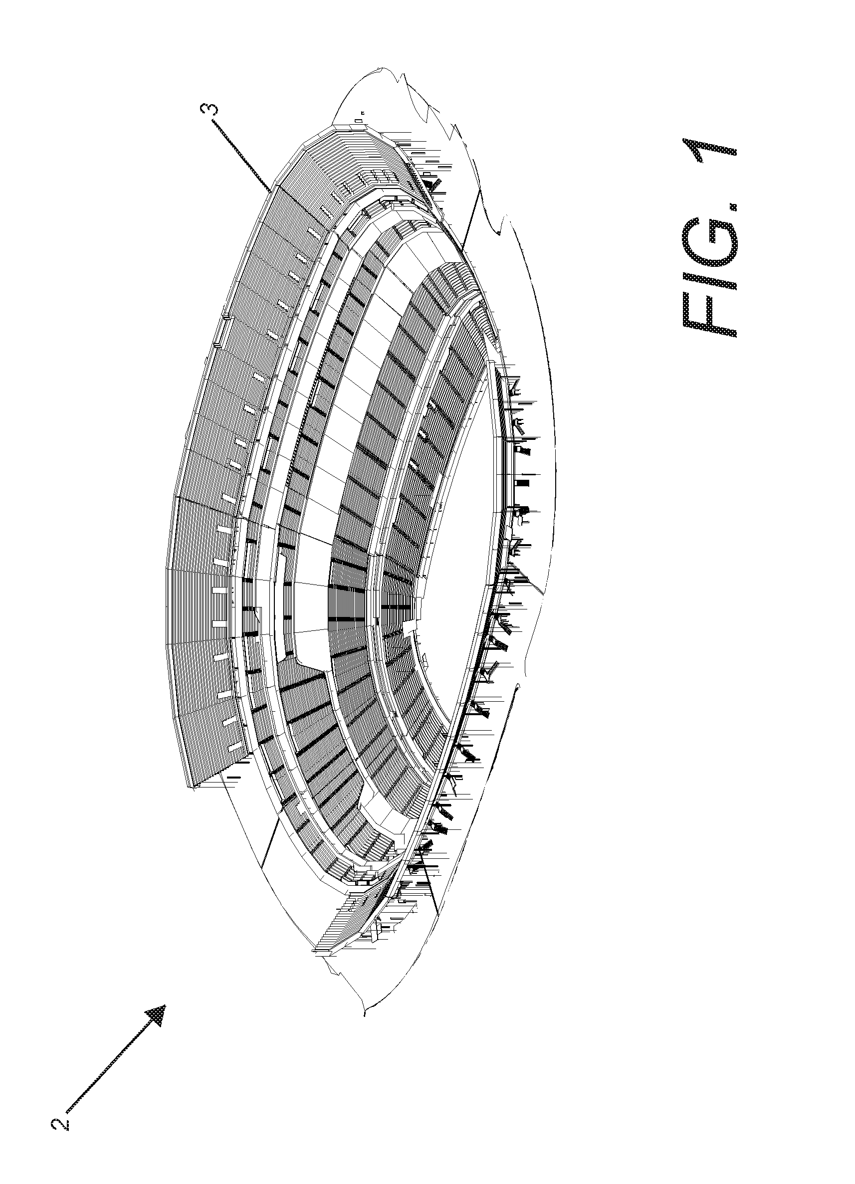 Stadium ambient temperature control system